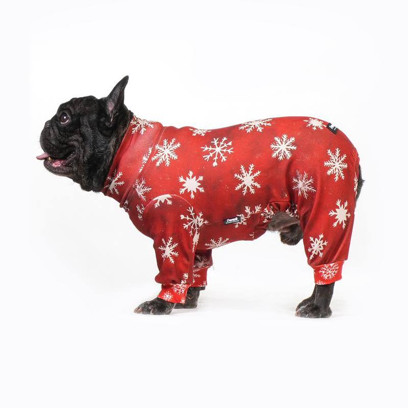 Christmas Dog Pajama, Funny Christmas Dog Costume, Christmas Puppy Pajama, Christmas Puppy Clothes, Puppy Christmas Gift, Dog Clothes, All over Print-Christmas Pattern, S-6XL Warm Winter Dog Pajamas Set Cute Snowman Dog Pajamas Christmas Shirt